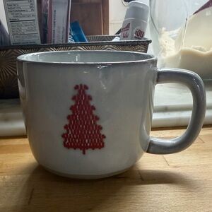 Red Christmas Tree Mug